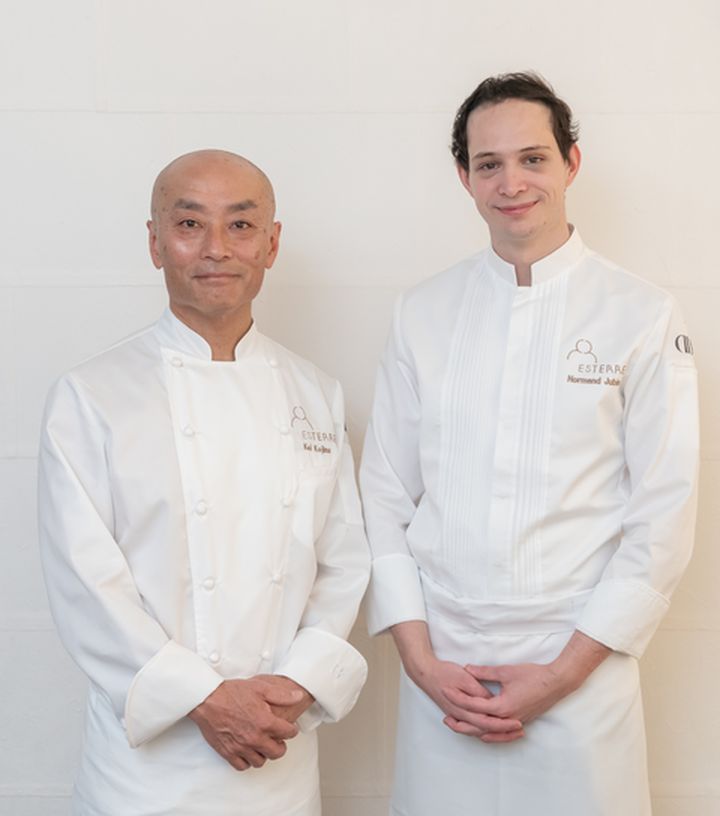 ▲Esterre主廚Kei Kojima、Patissier Normand Jubin。　圖：Palace Hotel Tokyo／提供