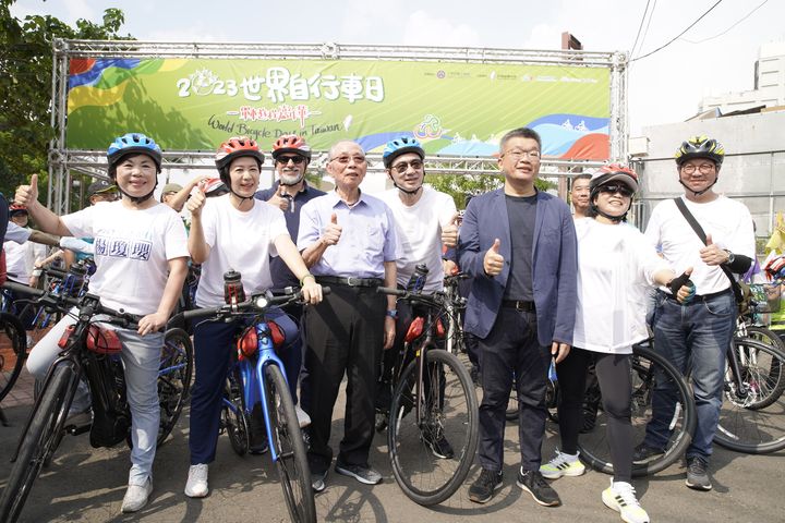「2023世界自行車日－台中自行車嘉年華」活動登場。　圖：台中市政府觀光旅遊局／提供