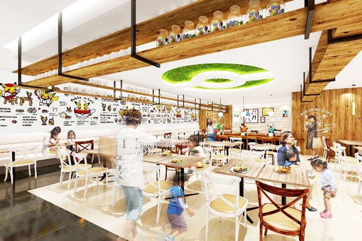 ▲「Pokémon Cafe大阪心齋橋」店內示意圖。　圖：SLD Entertainment Inc.／來源