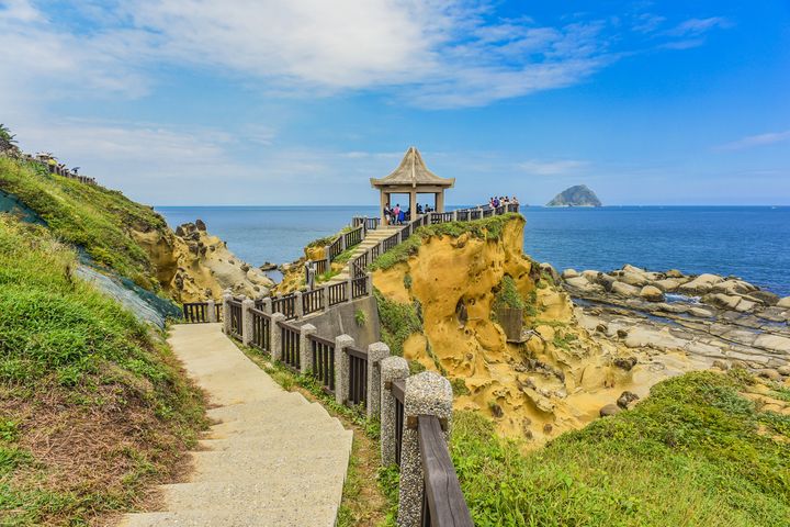 ▲北海岸和平島地質公園獲「綠色旅行標章 GTS」認證。　圖：喜鴻假期／提供