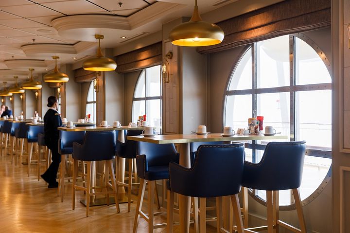▲挪威奮進號擁有 24小時免費餐廳，是台灣同等級船型當中首見。　圖：雄獅旅遊／提供