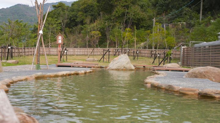 ▲寶來花賞溫泉公園，有足湯體驗。　圖：茂林國家風景區管理處／提供