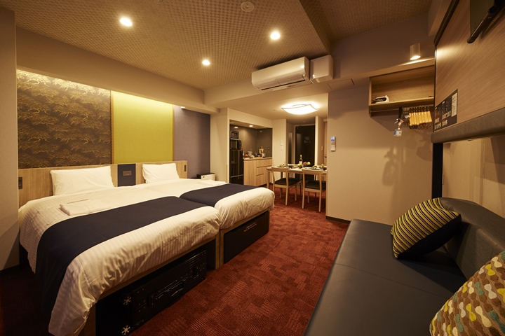 ▲館內客房示意圖。　圖：hotel MONday Group／來源
