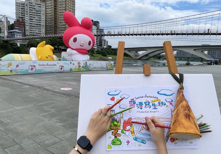 ▲新北市政府觀光旅遊局在7/8、7/15及7/22舉辦實體著色活動。　圖：新北市政府觀光旅遊局／提供