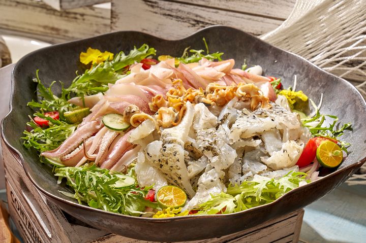 ▲在台北福華大飯店「澎湖海鮮饗宴」即可享用到新鮮的澎湖海產。　圖：澎管處／提供