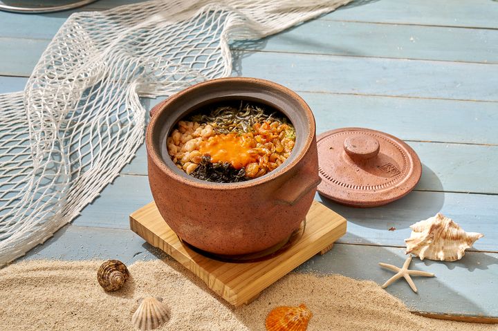 ▲「澎湖海鮮饗宴」的鱻味海膽煲飯。　圖：澎管處／提供