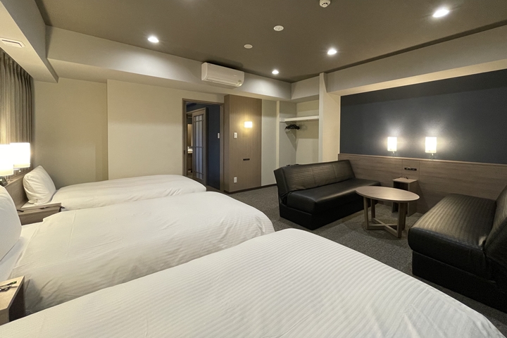 ▲根據房型不同，最多可供5人同住。　圖：Route Inn Japan co., Ltd.／來源