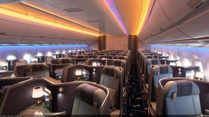 ▲布拉格航線，以A350客機執飛，提供32席豪華商務艙座位。　圖：中華航空 ／提供