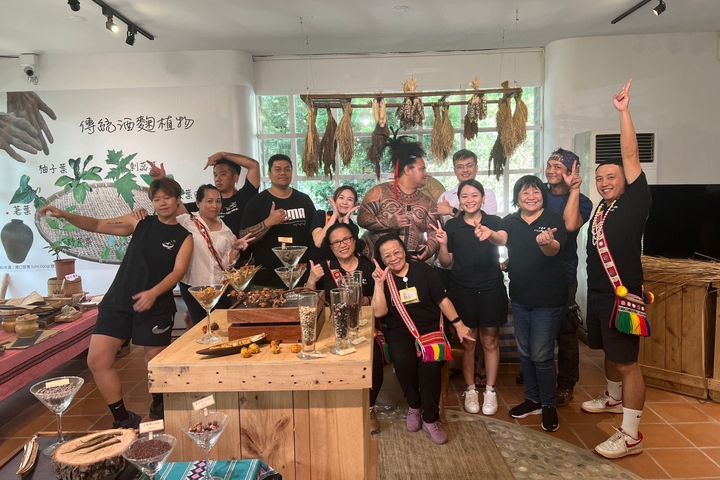 ▲大溪地代表團參訪野菜學校。　圖：花蓮縣政府原民處／提供