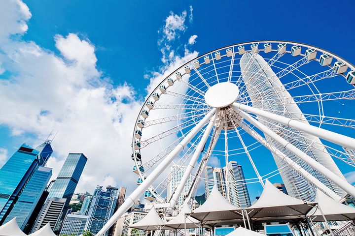 ▲香港中環海濱摩天輪。　圖：shutterstock／來源