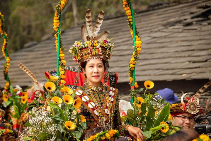 ▲新娘坐花轎。　圖：茂林國家風景區管理處／提供