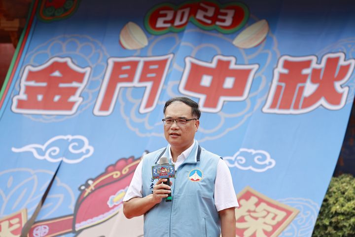 ▲金門縣副縣長李文良表示,金門中秋博狀元餅文化淵遠流長,歡迎遊客一起來同樂。 圖:金門縣觀光處/提供