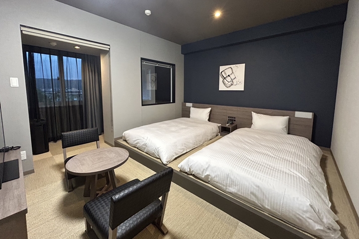 ▲館內雙床房根據面積不同，細分為4種類型，住客能根據預算與喜好自由選擇。　圖：Route Inn Japan co., Ltd.／來源