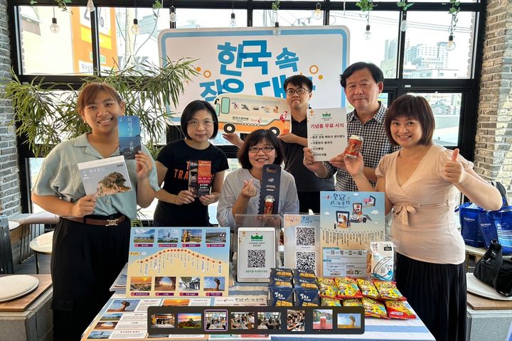 皇冠海岸觀光圈業者前進韓國。　圖：北觀處／提供 