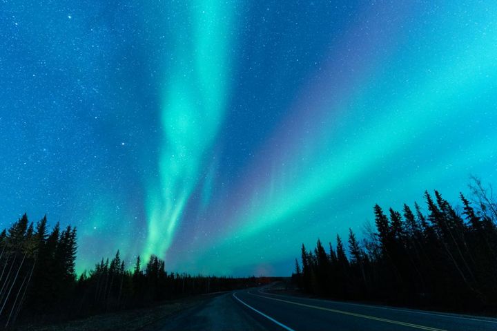 ▲黃刀鎮的極光千變萬化。　圖：Destination Canada（Jay R. McDonald）／提供