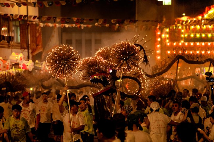 香港「大坑舞火龍」超過140年歷史 中秋節絢爛回歸