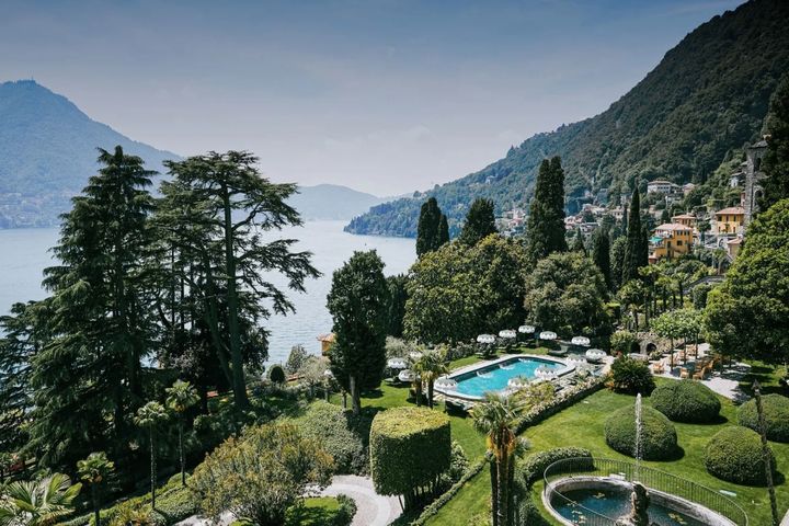 義大利科莫湖畔的Passalacqua榮登全球最佳飯店。　圖：Passalacqua, MOLTRASIO／來源 