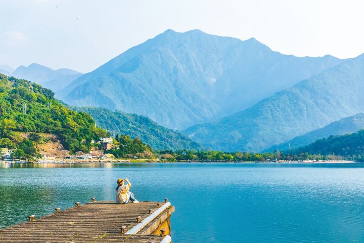 鯉魚潭風景區的鯉魚山步道，共分成健身、賞鳥、野趣、登山、遠眺與野餐等6條主題路線。　圖：花蓮縣政府觀光處／提供