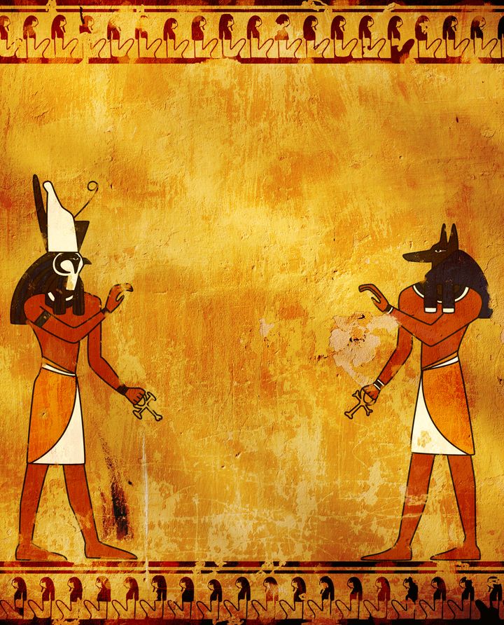 ▲埃及壁畫栩栩如生，彷彿在傳達神秘訊息。　圖：shutterstock／來源