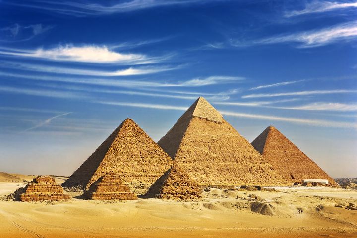 埃及地標印象－吉薩金字塔群。　圖：shutterstock／來源 
