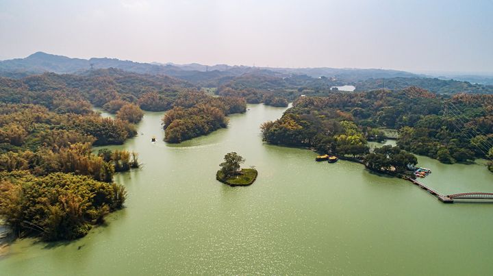 ▲柳營尖山埤渡假村視野遼闊。　圖：台南市政府觀光旅遊局／提供