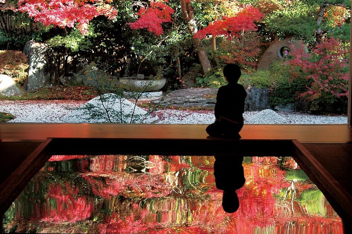 佐世保壽福寺的逆紅葉美景03    圖片提供：長崎縣觀光連盟
