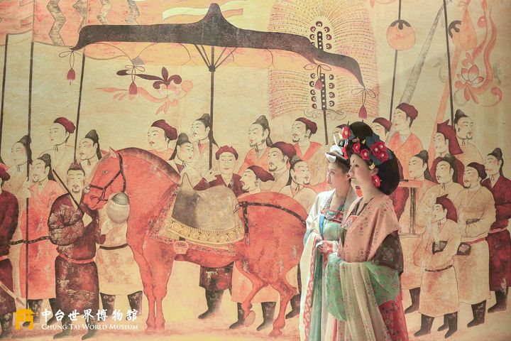 「雲裳時裝週：憶夢長安」系列活動以「唐代的服飾文化」為概念規劃為期一週的文化體驗。　圖：中台世界博物館／提供