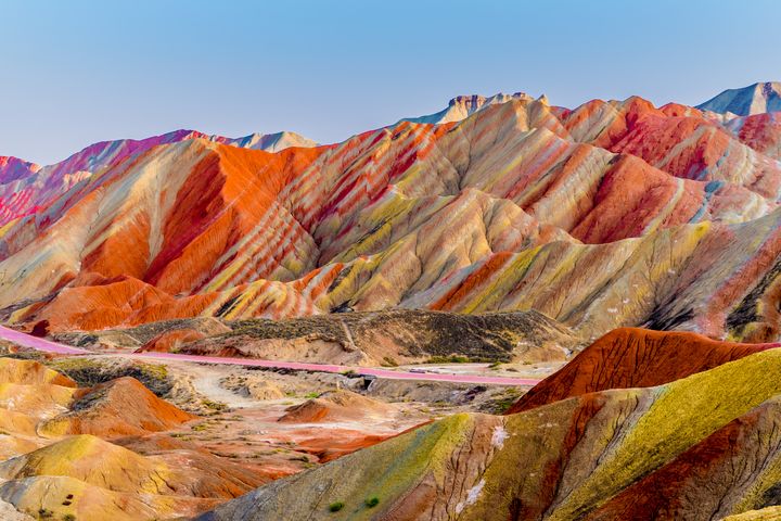 ▲張掖丹霞地貌。　圖：shutterstock／來源