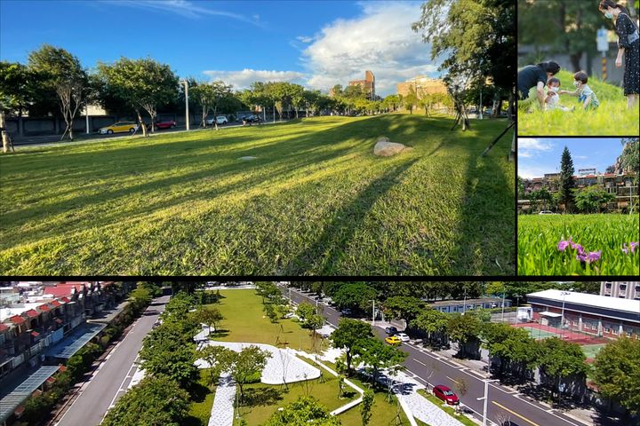 松榮公園成果照。　圖：臺北市政府工務局公園處／提供