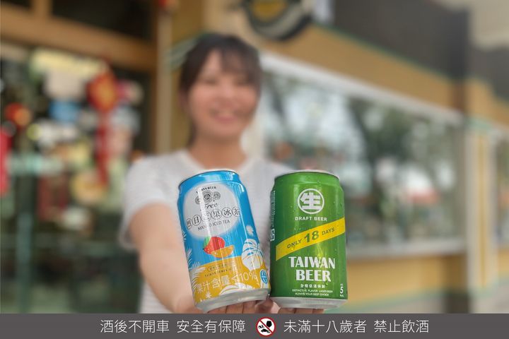 ▲台啤18天生啤酒。【禁止酒駕；飲酒過量，有害健康】　圖：西拉雅國家風景區管理處／提供