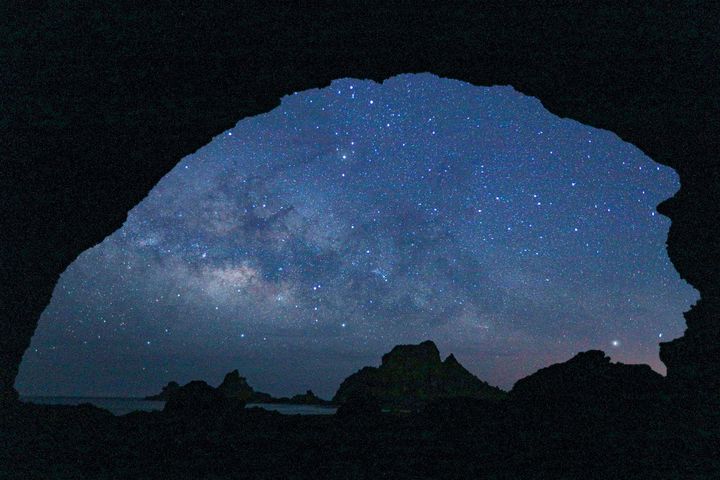綠島夜間觀星活動。　圖：東部海岸國家風景區管理處／提供 