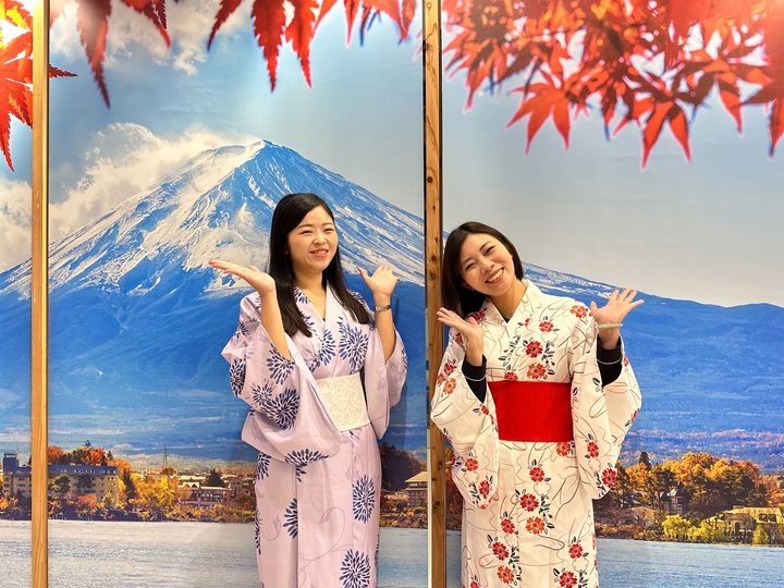 ▲11月每週六、日可體驗日本浴衣，感受日本傳統服飾之美。　圖：遠雄廣場／提供