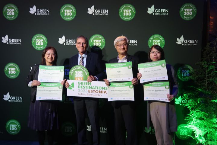 ▲和平島地質公園榮獲「2023全球百大目的地故事獎」。　圖：北海岸及觀音山風景區管理處／提供