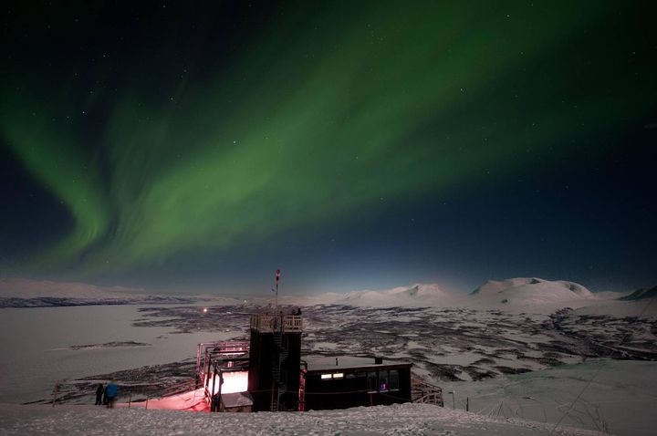 ▲在瑞典北部的冬季，北極光為經常可見的美景。　圖：imagebank.sweden.se（ Lola Akinmade Åkerström）／來源