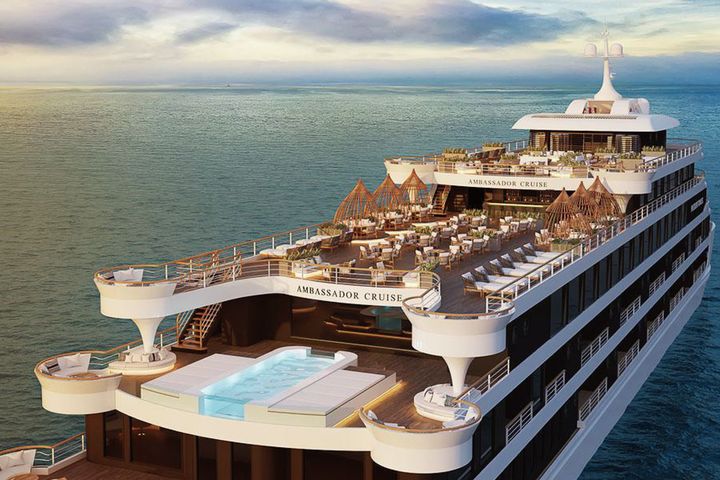 獲獎的北越行程入住下龍灣最新下水的國賓號 Ambassador Cruise。　圖：東南旅行社／提供