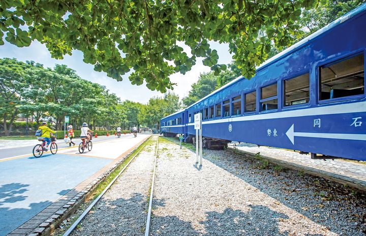 ▲東豐自行車廊，沿線有石岡水壩、東勢客家文化園區、自然生態及景觀建築等。　圖：台中市政府觀光旅遊局／提供