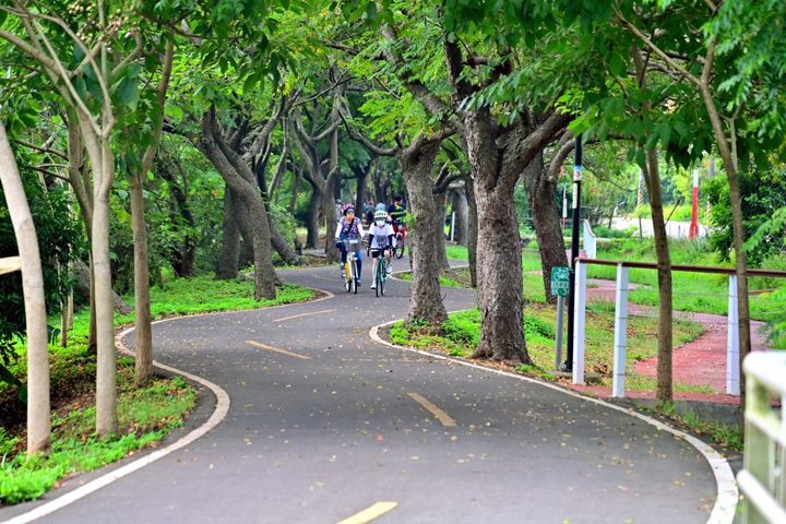 ▲潭雅神綠園道s彎道，被網友稱為是夢幻的龍貓隧道。　圖：台中市政府觀光旅遊局／提供