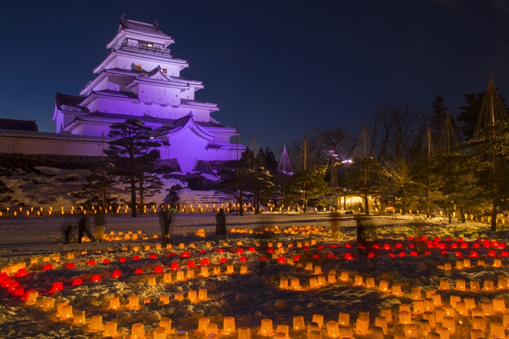 燭光雪祭超美！福島會津彩繪蠟燭祭2/9-10登場！