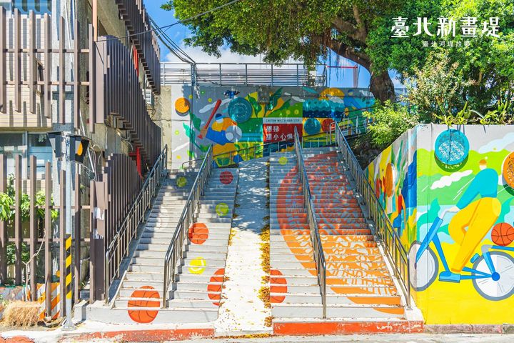 ▲《社子聚散》由剪紙藝術家成若涵及設計師張漢寧所創作。　圖：台北市政府工務局水利工程處／提供