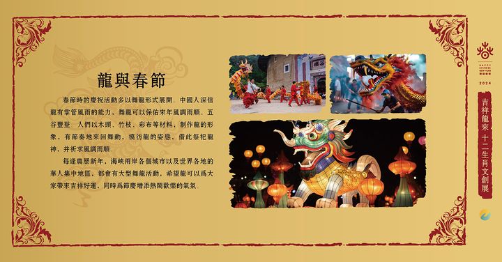 ▲「2024吉祥龍來－十二生肖文創展」內容相當豐富。　圖：美麗中華／提供