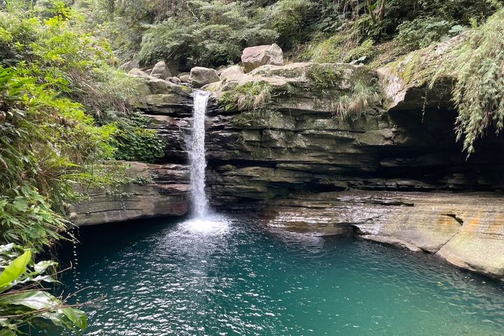 藏在山谷裡的瀑布絕景。　圖：參山國家風景區管理處／提供