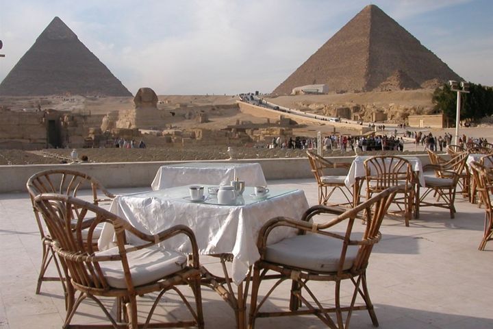 埃及金字塔與獅身人面像。　圖：蘇三仁／提供