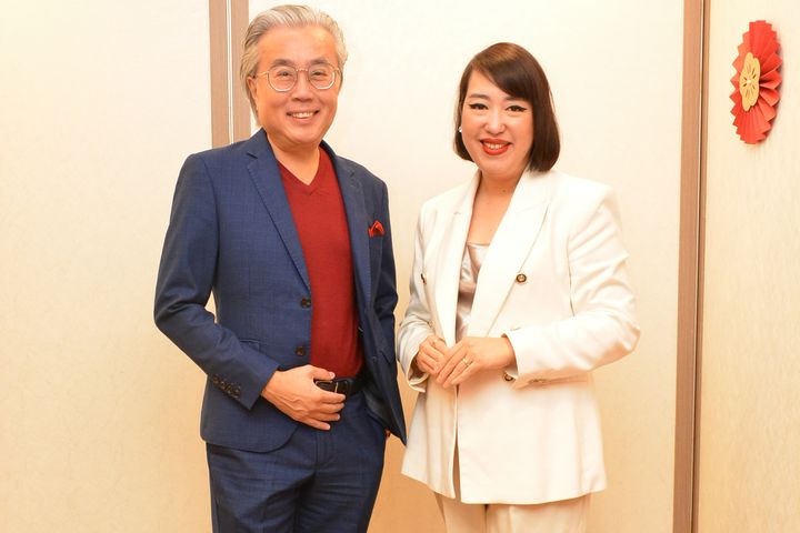 ▲（左起）新通凱賓斯基酒店商業總監 Jee Hoong Tan、暹羅凱賓斯基酒店銷售與市場總監 Chanidapa Buranasilpin。　記者-王政／攝