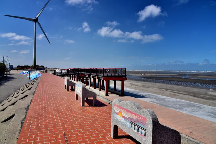 ▲大安濱海樂園堤防廊道。　圖：台中市政府觀光旅遊局／提供
