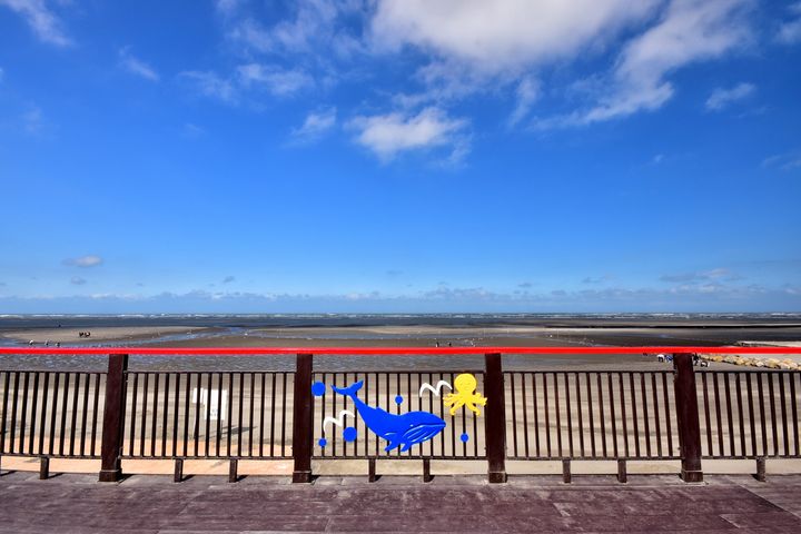▲大安濱海樂園觀景平台。　圖：台中市政府觀光旅遊局／提供