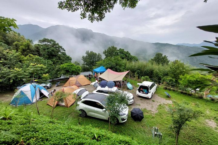 ▲桃園山區露營地風景優美，林木蔥鬱，生態資源豐富。　圖：桃園市政府觀光旅遊局／提供