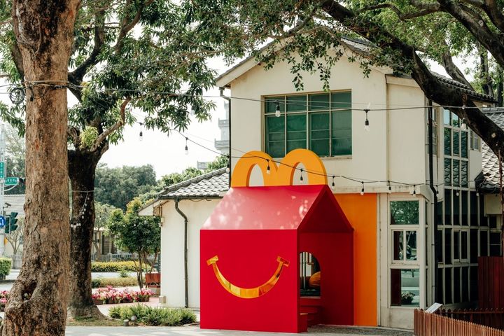 麥當勞於勝利星村將軍之屋打「麥麥親子共讀區」。　圖：台灣麥當勞／提供