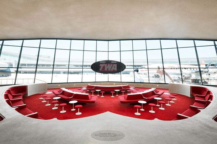 ▲風格鮮明復古的 TWA Hotel at New York JFK，是許多旅館迷心中的夢幻旅宿。　圖：www.twahotel.com／來源