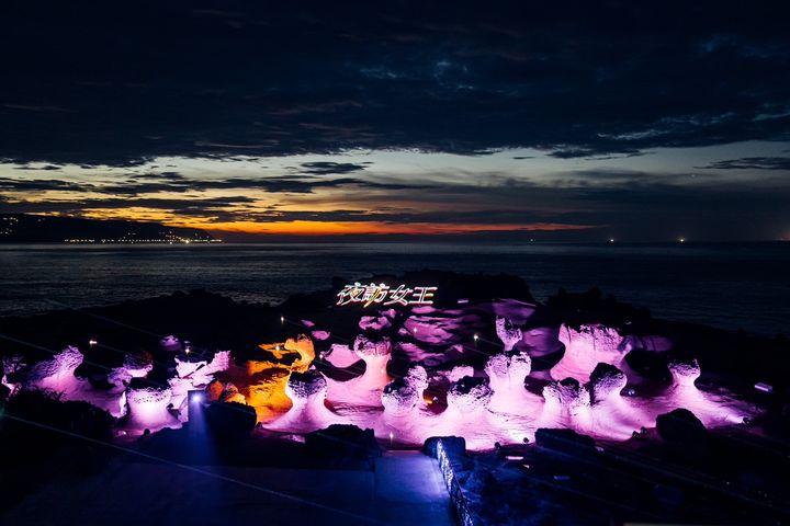  皇冠海岸觀光圈前進臺中國際旅展 打造野柳女王微型燈光秀 