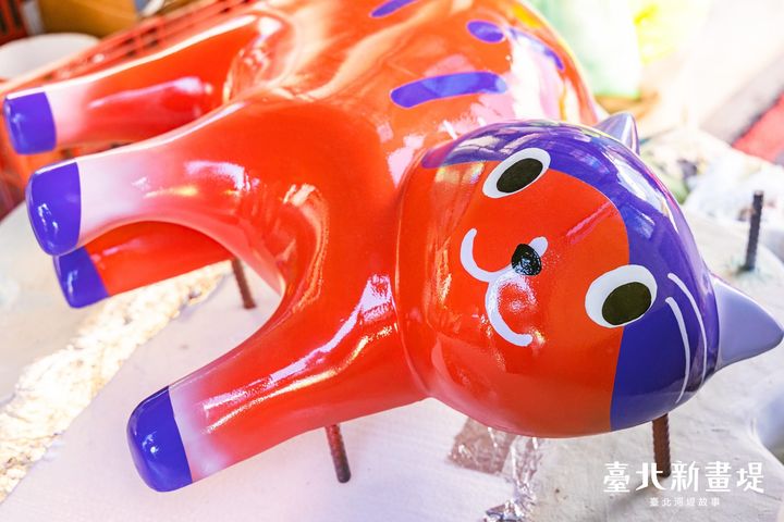 ▲立體結構的 FRP 塑造。　圖：台北市政府工務局水利工程處／提供